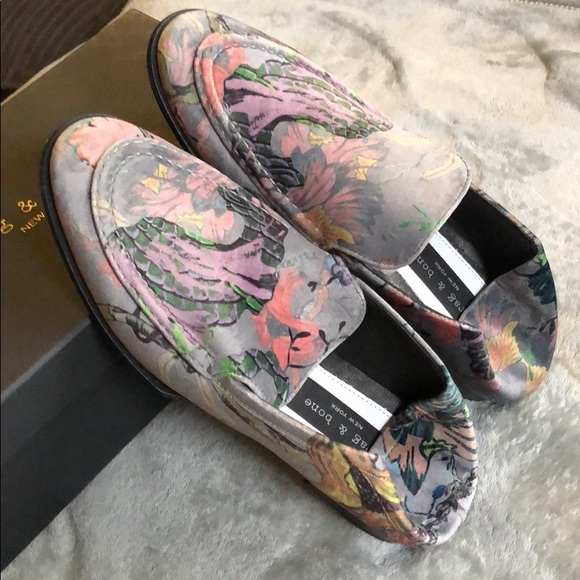 rag & bone Shoes - Rag & Bone velvet loafers